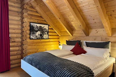 Alpenglück Blockhaus in der