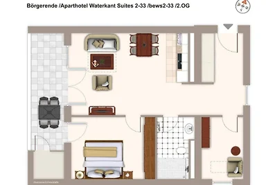 Aparthotel Waterkant Suites, Suite