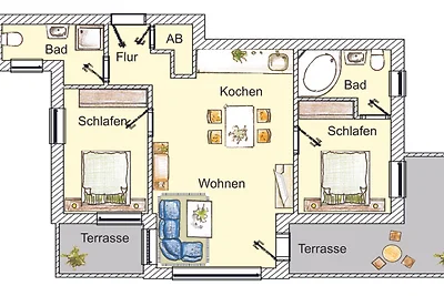 Appartamento Vacanza con famiglia Heringsdorf