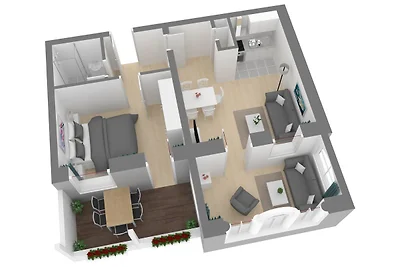 Appartamento Vacanza con famiglia Sellin