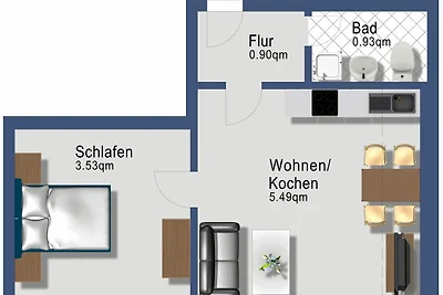 apartman za odmor Obiteljski odmor Rabenkirchen-Faulück