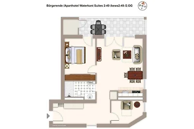 Aparthotel Waterkant Suites, Suite