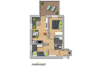 Vakantieappartement Gezinsvakantie Gröbming