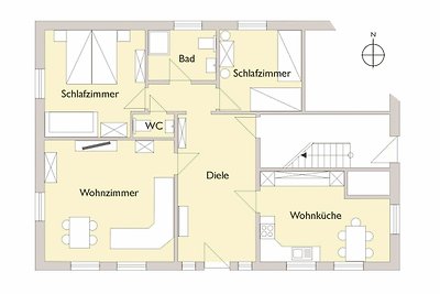 Hus Pellworm 1 - Ferienwohnung