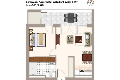 Aparthotel Waterkant Suites, Suite