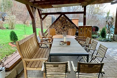 Forsthaus am Wald mit Whirlpool und