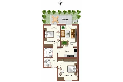 Appartamento Vacanza con famiglia Kühlungsborn