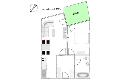 Kurhotel Schluchsee App. 3309 -