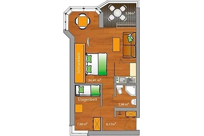 ancora Marina Haus 1 Nr. 03, Typ 1