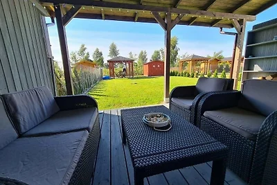 Ferienhaus Lilja mit Garten, Kamin