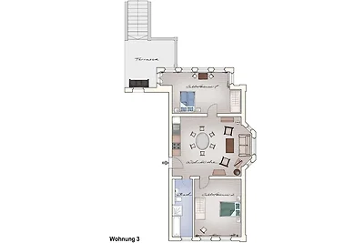 Gutshaus Grubnow Ferienwohnung 3