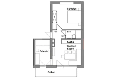 Ferienwohnung Feuer im Ferienhaus
