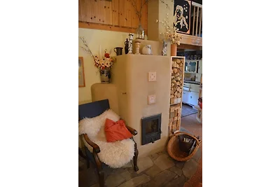 Rotes Kreativ-Ferienhaus
