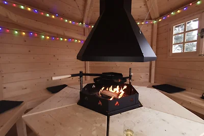Pompa di calore, sauna, vasca idromassaggio esterna