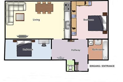 Modern, 74 m2, nahe Zentrum