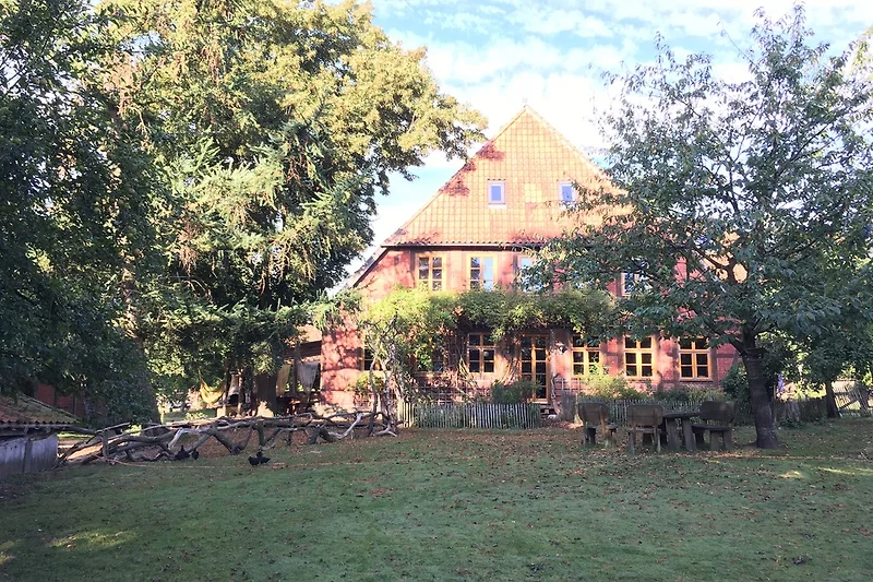 Blick aufs Haus