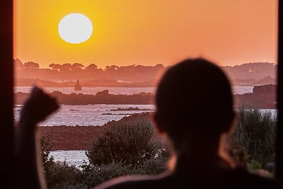 Kermohic:großes Haus direkt am Meer