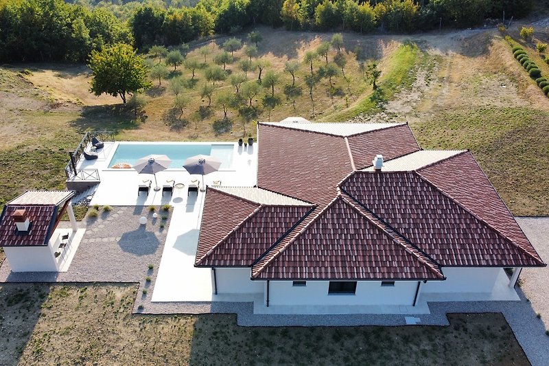 Villa from the sky