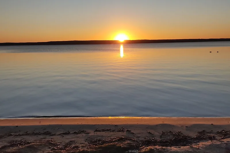 Sonnenaufgang am Strand