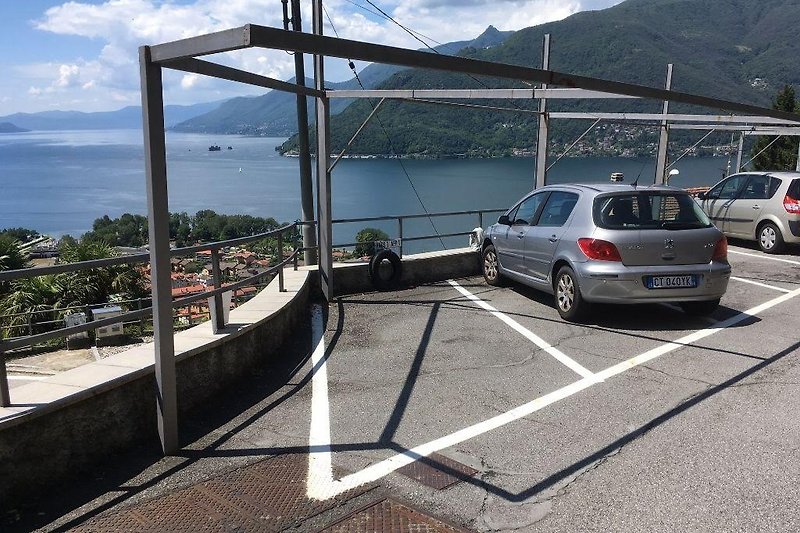reservierter Parkplatz