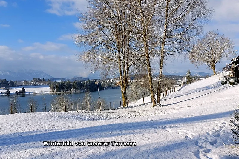 Aussicht von Wohn- und Schlafzimmer