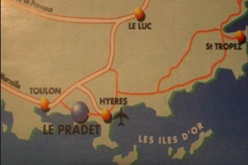 Lage: St.Tropez...Hyères...Le Pradetund Toulon