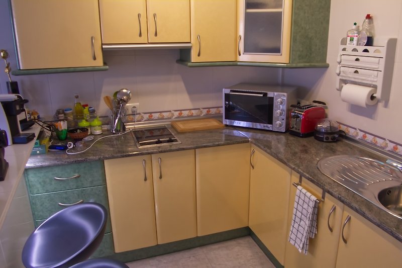 Küche Verde mit Kochplatte