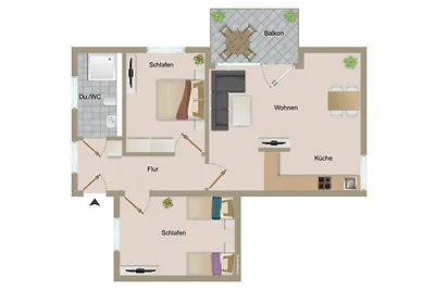 Haus Treibholz Apartment 3