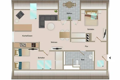 Haus Treibholz Apartment 12