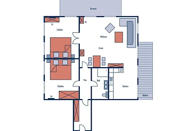 App. Stranddüne innen Pool, Sauna