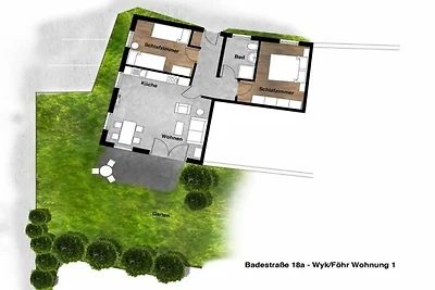 Appartamento Vacanza con famiglia Wyk