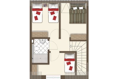 Holiday terraced house