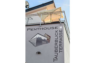 Penthouse Tauberblick Terrasse