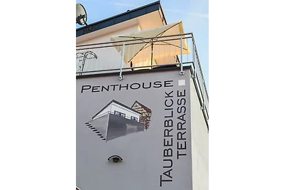 Penthouse Tauberblick Terrasse