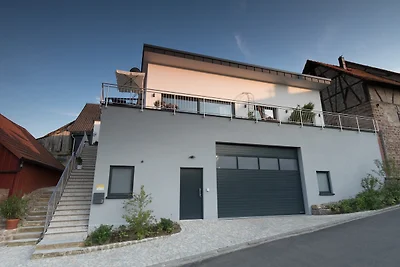 Penthouse Tauberblick Terrasse
