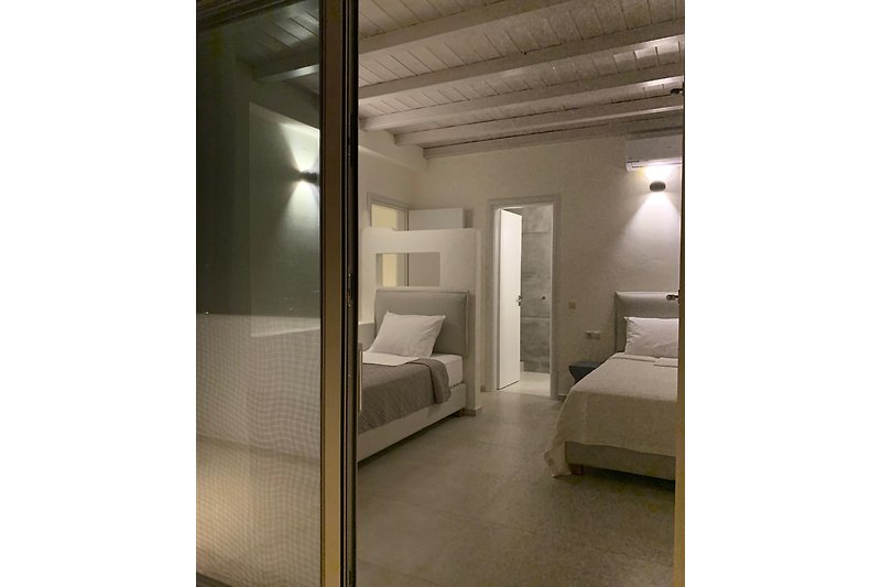 double and single bed bedroom first floor with en-suite bathroom