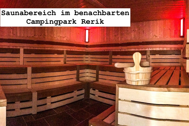 Saunabereich im benachbarten Campingpark Rerik