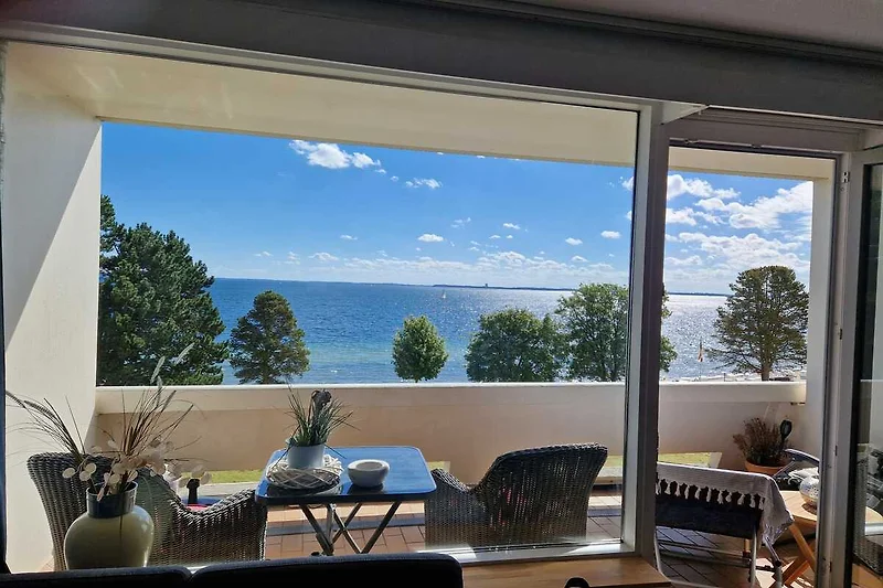 Meerblick vom Balkon