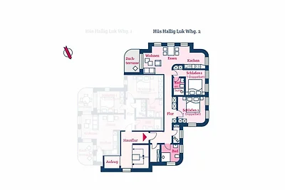 Hüs Hallig Luk Wohnung 2