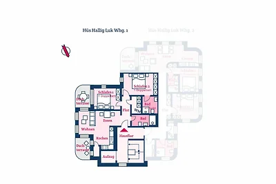 Hüs Hallig Luk Wohnung 1