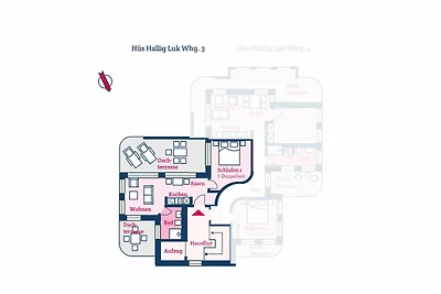Hüs Hallig Luk Wohnung 3