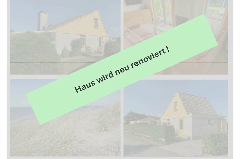 Helles Ferienhaus mit moderner Fassade und großzügigen Fenstern.