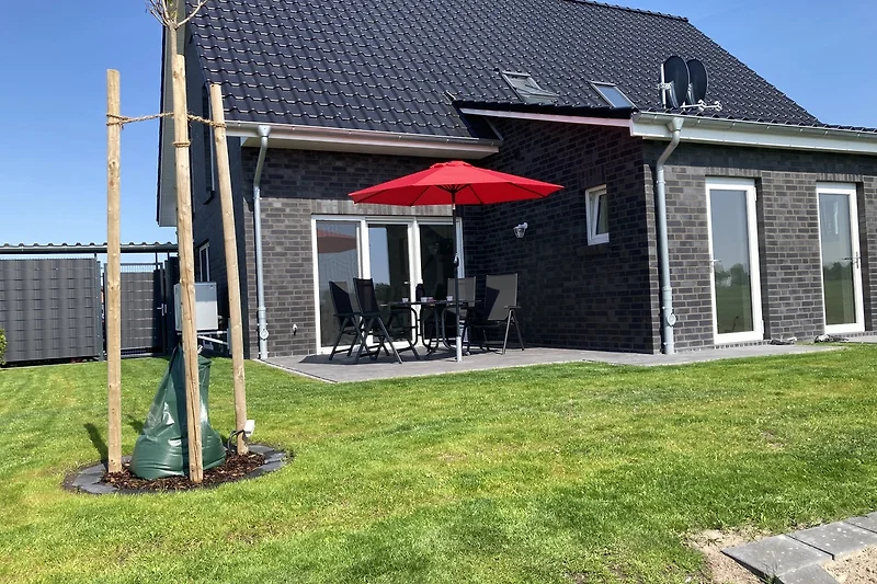 Terrasse mit Süd-West-Ausrichtung