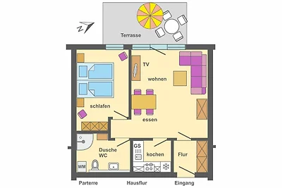 Ferienpark Freesenbruch Wohnung 1.