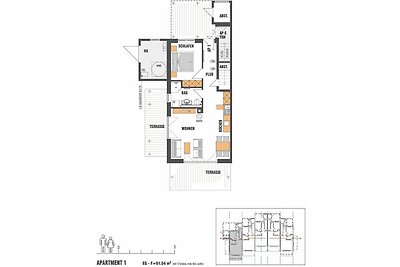 Panorama-Apartment  optional mit  Parkplatz d...