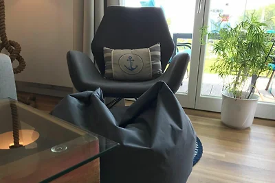 * Hafennest  * Zweizimmer-Apartment mit Kamin