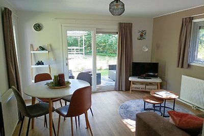 chalet TOLVE mit zwei fahrräder