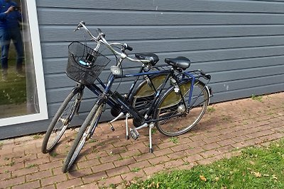 chalet TOLVE mit zwei fahrräder