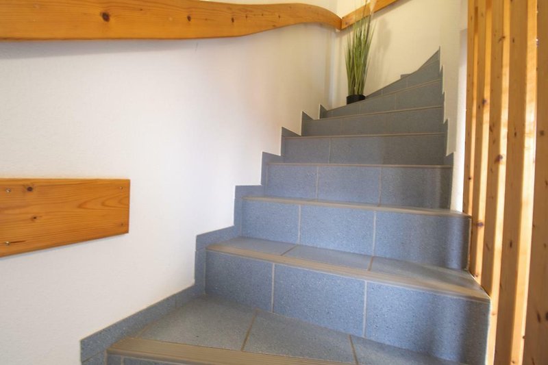 Ferienhaus Robbe - Deine Ferien - Treppenaufgang