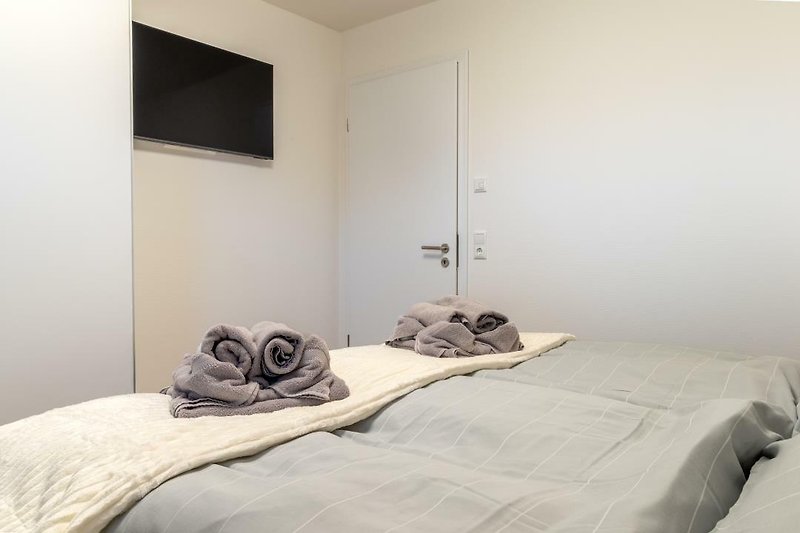 Nordseebrise Dorum - Deine Ferien - Smart-TV im Schlafzimmer